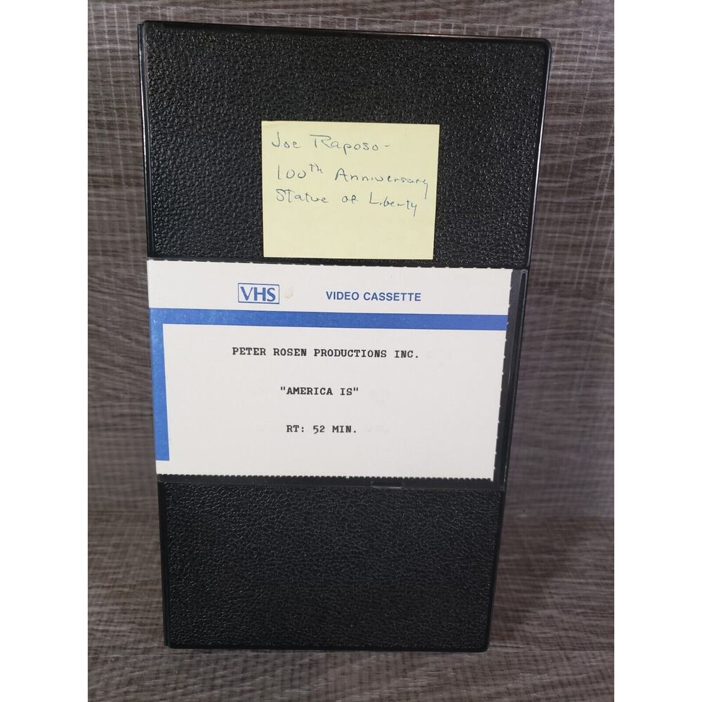 1986 Rare Video VHS Tape - Joe Raposo - "America is" Production by Peter Rosen
